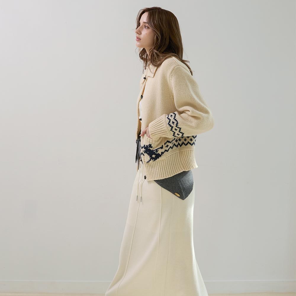 Kelly Donahue Curve String Banding Skirt