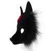 Halloween Fox Masquerade Half Face Mask - Party Cosplay Prop