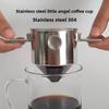 Coffee Dripper 304 Stainless Steel Mesh Reusable Pour Over Filter For Fresh Coffee