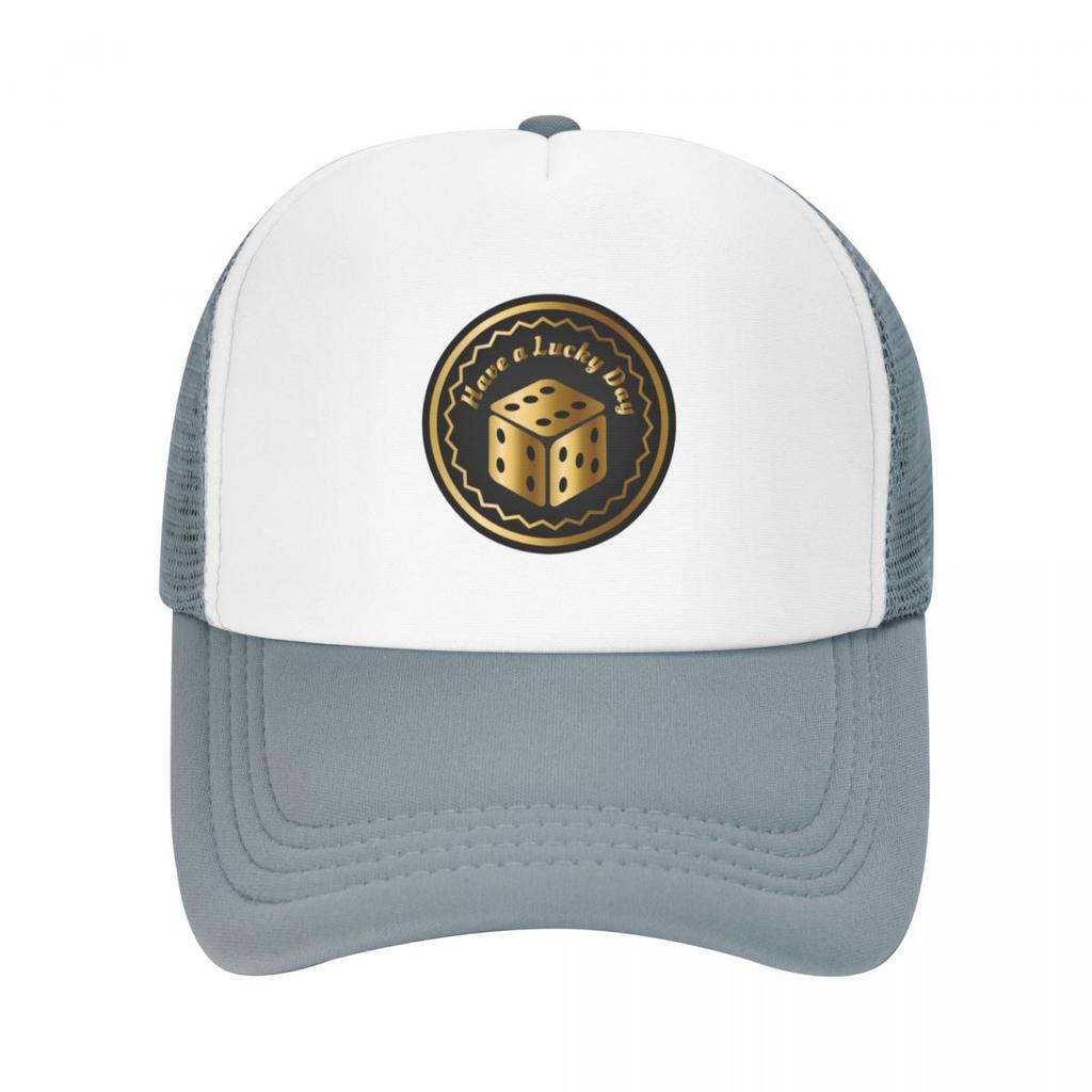 Lucky Day Poker Chip Baseball Cap Military Tactical Caps Black Mens Hat Women'S