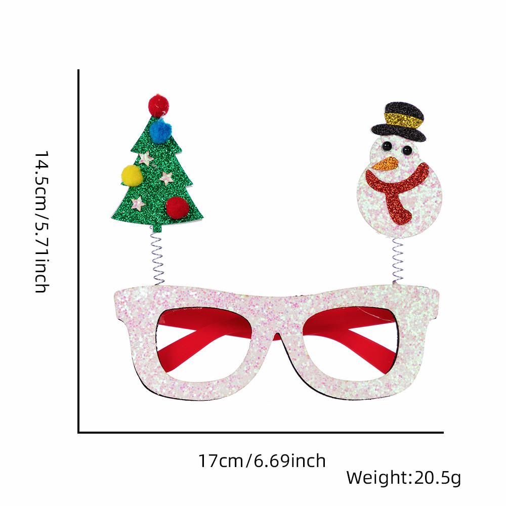Festive Glasses Christmas For Kids And Adults Featuring Santa Reindeer Designs Snowman