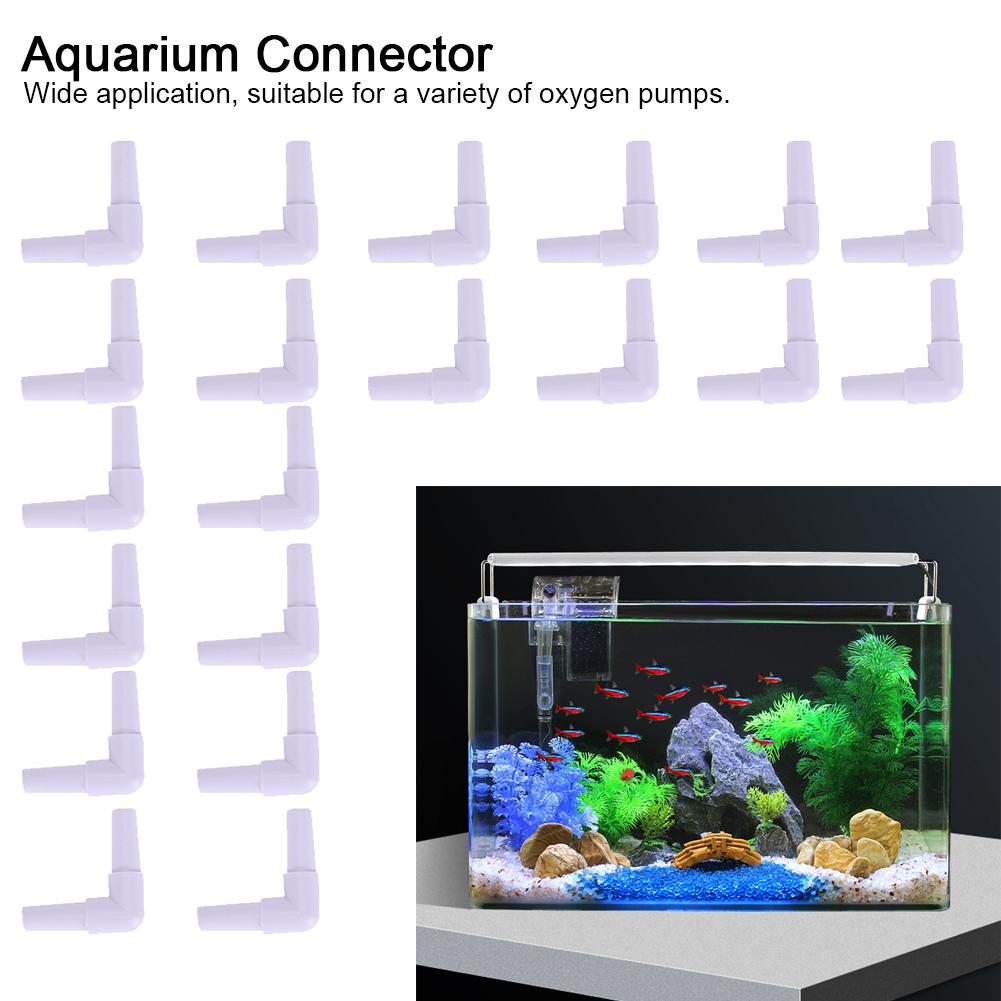 20pcs Aquarium Joints 3 Ways Increasing Oxygen Pump Tubing Connectors   Volume Control Valve