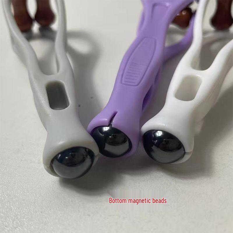 Holz Magnetische Perlen Finger Massage Roller
