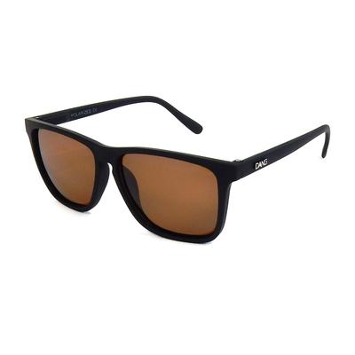 DANG SHADES Recoil Polarized Sunglasses BlackSoft/AmberPolarized