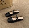 Baotou half-drag flat sandals women's summer wear 2025 new Mary Jane single shoes with skirt cool slippers