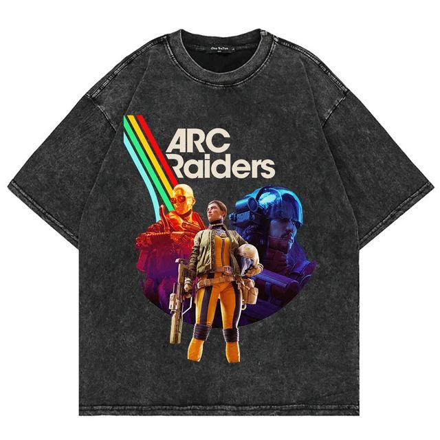 Vintage Washed 100% Cotton ARC Raiders T-Shirt for Men/Women 3XL