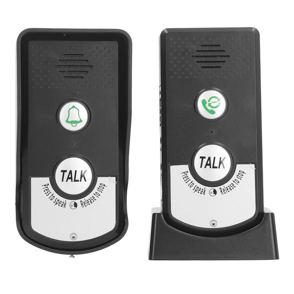 Wireless Intercom Door Bell IP54 Waterproof Electronic Bell for Home Classroom 3 Gears Sound Adjustment