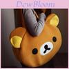 Torba Podróżna Rilakkuma Dla Dorosłych i Dzieci Z Miękkiego Pluszowego Materiału