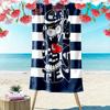Geelong Cats Edge Print Beach Towel, Large Soft Quick Dry Towel for Beach Camping Swimming