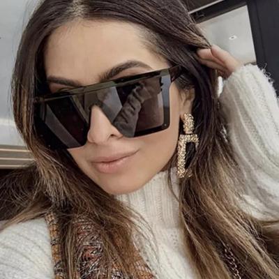 Quadratische Vintage Sonnenbrille Damen Herren Designer Retro Sonnenbrille Weiblich Männlich Mode Spiegel Outdoor Rahmen Punk