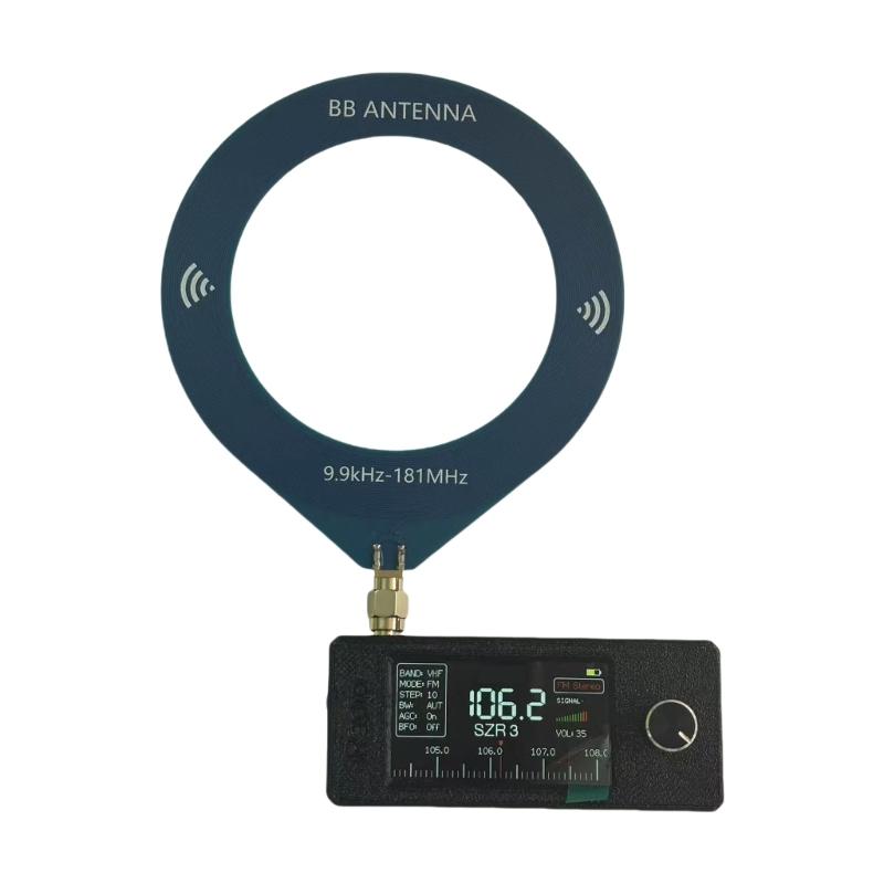 

0.5-108mhz SI4732 Radio 800mAh Battery LSB USB AM FM Radio with Antennas Pocket Size All Band Radio Receiver IPS Screen