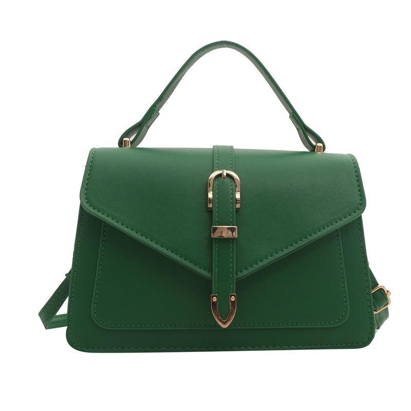Handheld Women'S Bag Summer Fashion Shoulder Bag Textured Hardware Women'S Bag Small Square Bag Crossbody Bag