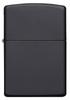 ZIPPO Matte Regular Size Black Official Import Lighter, Finish, 218, Matte,