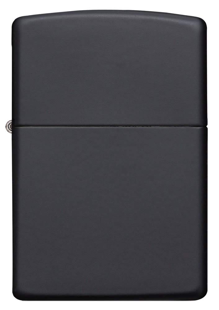 ZIPPO Matte Regular Size Black Official Import Lighter, Finish, 218, Matte,