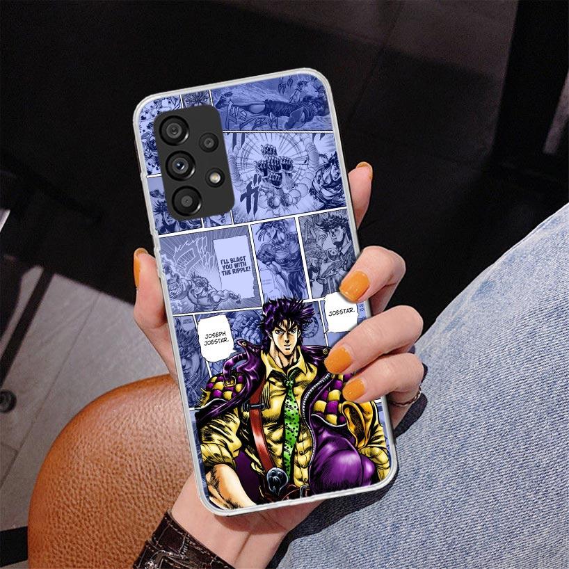 JoJo Bizarre Adventures Anime Phone Case For Samsung Galaxy A17 A16 A15 A14 A13 A57 A56 A55 A54 A53 A37 A36 A35 A34 A33 A26 A25