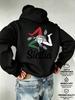 Style Hooded Sweatshirt, Sicily Human Wheat Region Identifier Double-Sided Print European Regional Style Casual Sweatshirt