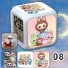 Cute  Electronic Alarm Clock with Seven-color Luminous Night Light Alarm Clock