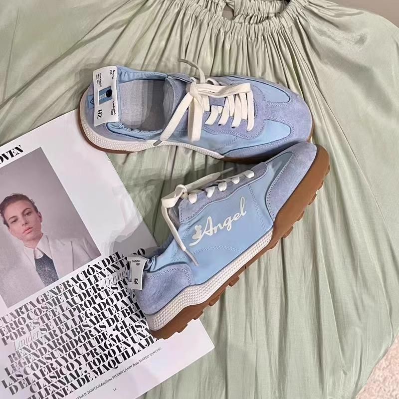 

Leather inner height increase ballet training shoes women s 2025 spring and summer white shoes platform Forrest Gump shoes lightweight breathable 40