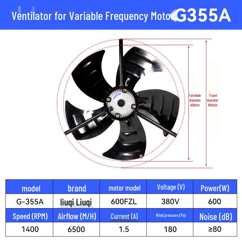 G Series 380V Variable Frequency Motor Cooling Fan