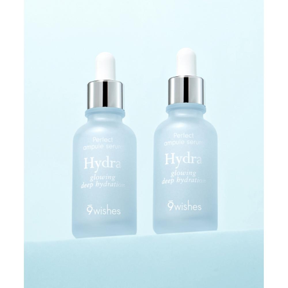 9wishes [moisture 2pack] Hydra Ampoule 2nd Generation 30ml+30ml NONE