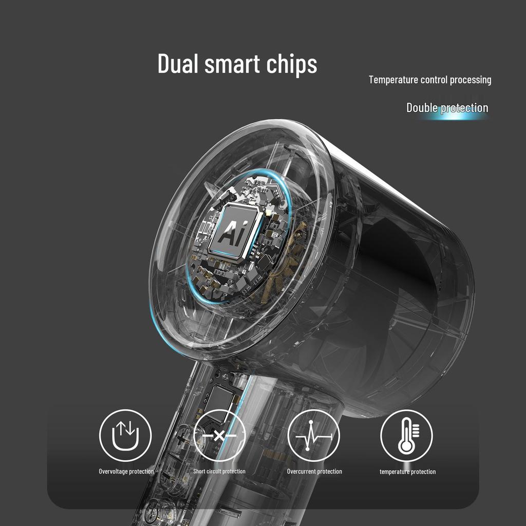 High-Speed Energy-Saving Mini Air Cannon: Powerful Handheld Fan for Personal Cooling