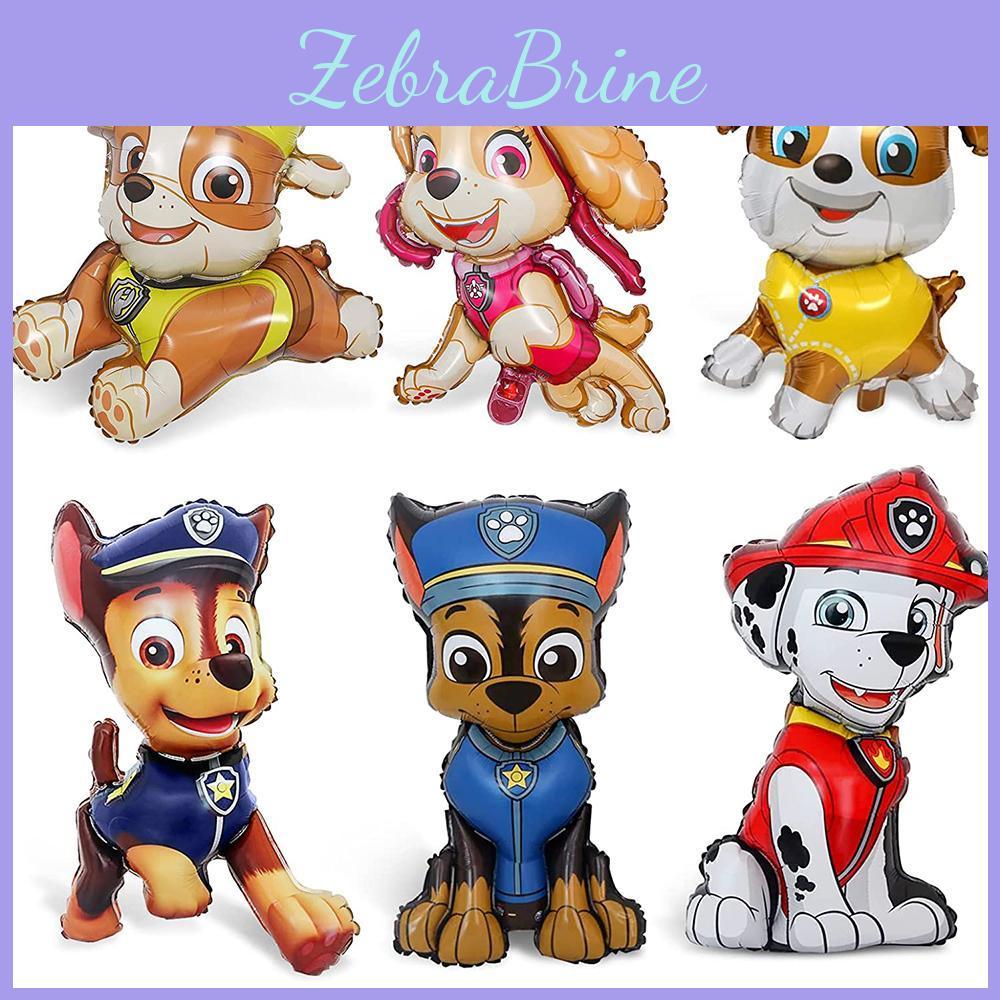 6 Paw Foil Pieces Patrol Balloons Party Decoration Party Supplies For Kids