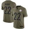 Camiseta de Rugby para Hombre Manga Corta Verde Militar Edición Homenaje Algodón Top Atlético Deportivo Entrenamiento Ropa Casual