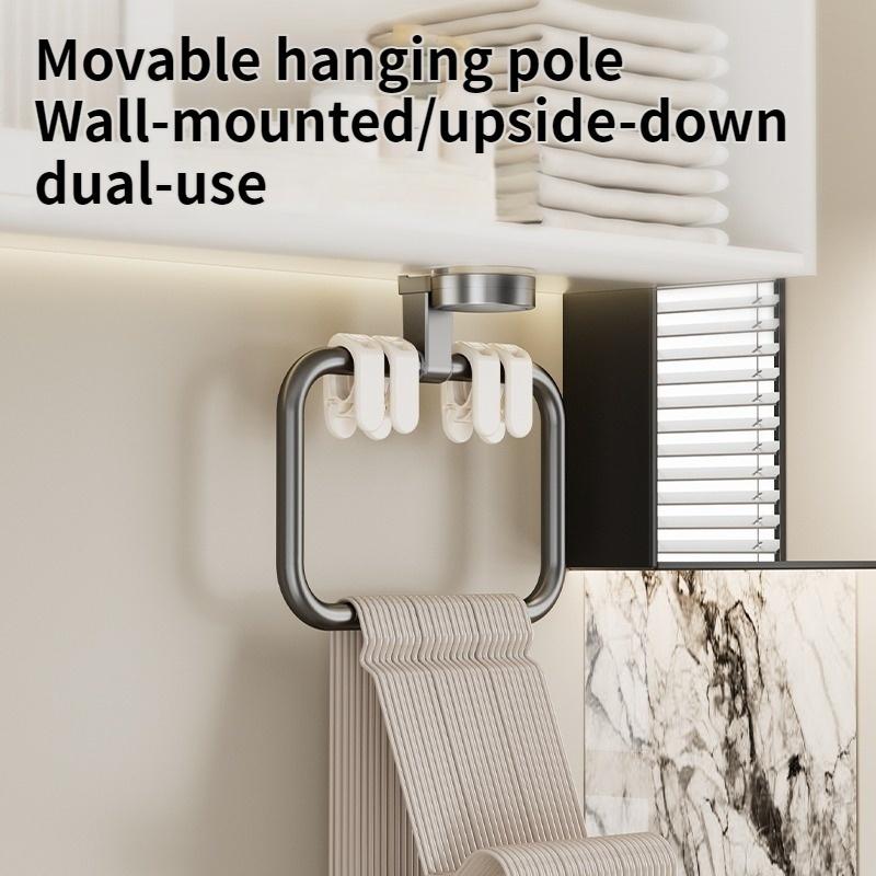 No Need To Drill SuctiTowel Ring Bathroom Towel Rack Kitchen Rag Rack Bathroom Toilet Wall Hanging Towel Rack Kitchen Towel Ring