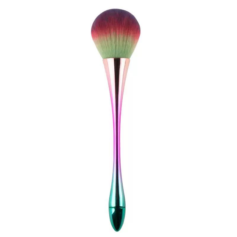 Rose Gold Goblet Makeup Brush: Soft, Loose Powder & Blush Tool for a Flawless Finish