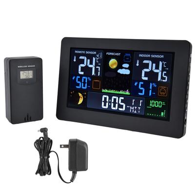 Digital Color Weather Station Multiple Data Display Backlight Large Numbers Display Thermometer