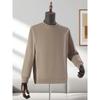 Men's Autumn 320g Round Neck Embroidered Hoodie with Korean Style Print Logo