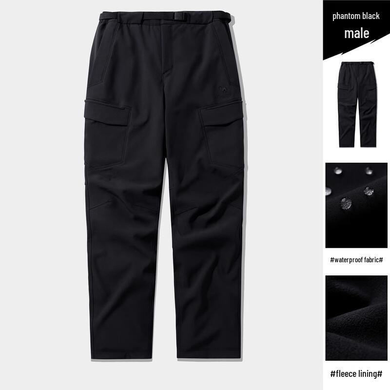 Camel Men s Winter Fleece-Lined Outdoor Softshell Hiking Pants L
