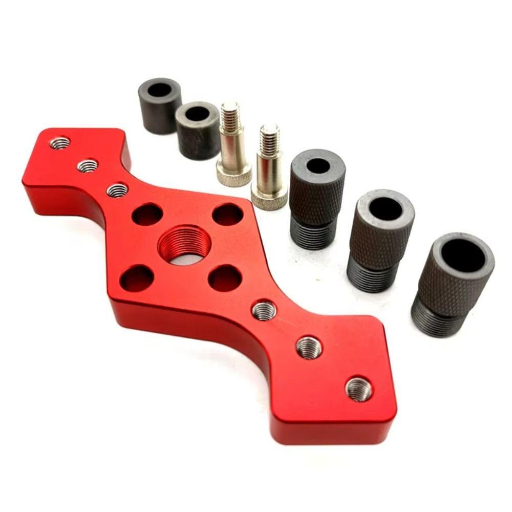 Adjustable Drill Positioner Aluminum Construction Drill Guide Kit Dowel Drilling