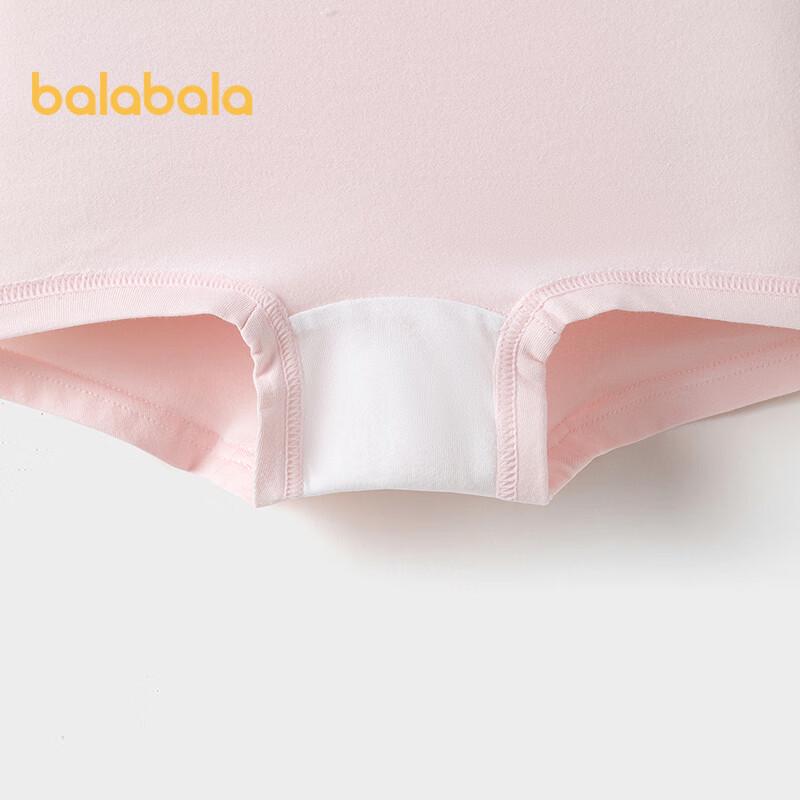 Balabala Girls' Soft Elastic Boxer Briefs 3-Pack