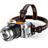 Zoomable USB Rechargeable Induction Headlamp: Super Bright, Long-lasting Night Fishing Flashlight