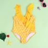 Comfortable Girls' One-Piece Swimsuit with Ruffles and High Elasticity - Multiple Styles Available