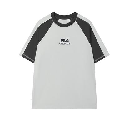Original Mode Vielseitig Lässig Einfach Bequem Raglan Strick Kurzarm T-Shirt Herren Oberteile Vintage-Grau F11M529110F-GY