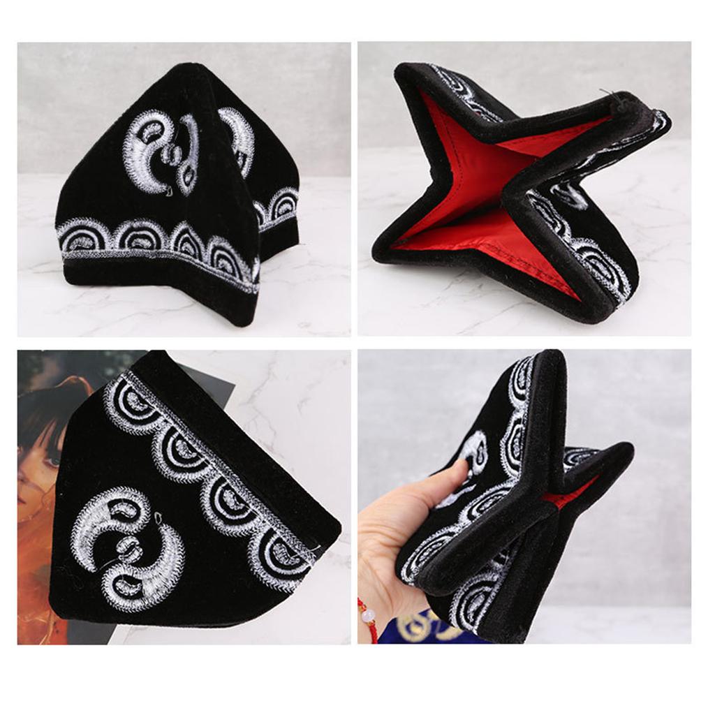 Ethnic Styles Embroidered Velvets Hat Cultural Enthusiasts Hat Unique Styles Hat for Fashion Enthusiasts