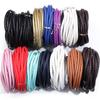5 Yards/lot 6mm 7mm Round Braided Leather Cords PU Leather Cord Cordon Cuir For Bracelet Necklace DIY Jewelry Making