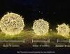 Outdoor Waterproof LED Rattan Ball String Lights for Tree Decoration - Flashing Holiday Lighting for Christmas and Spring Festival
