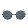 New Woman Round Sunglasses Red Yellow Blue Clear Shades MultiColor Gradient Mirror Female Designer Vintage Sun Glasses