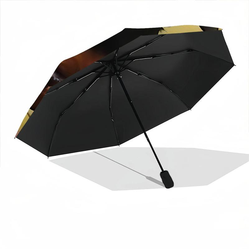 1 Stück Dackel Blumen Garten Automatisches Öffnen/Schließen, Ganzjahres Tragbarer Faltbarer Regenschirm für Damen & Herren yy250919167