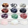 Various Crystal Energy Stones Carved Cats Rose Quartz Kitten Figurine, Natural Stone, Jade Mini Sleeping Cat, Chakra, Home Decor