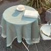 Nordic Waffle Weave Tablecloth With Thick Cotton Fabric For Home Dining Decor