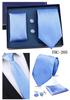 Men's Black Striped 3-Piece Gift Set: Hand-Tied 8cm Tie with Pocket Square & Cufflinks