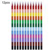 1/3/6/12pcs Building Blocks Crayon Painting Pens 12Colors School Office Birthday Party Gift Kindergarten Carnival Gifts TMZ