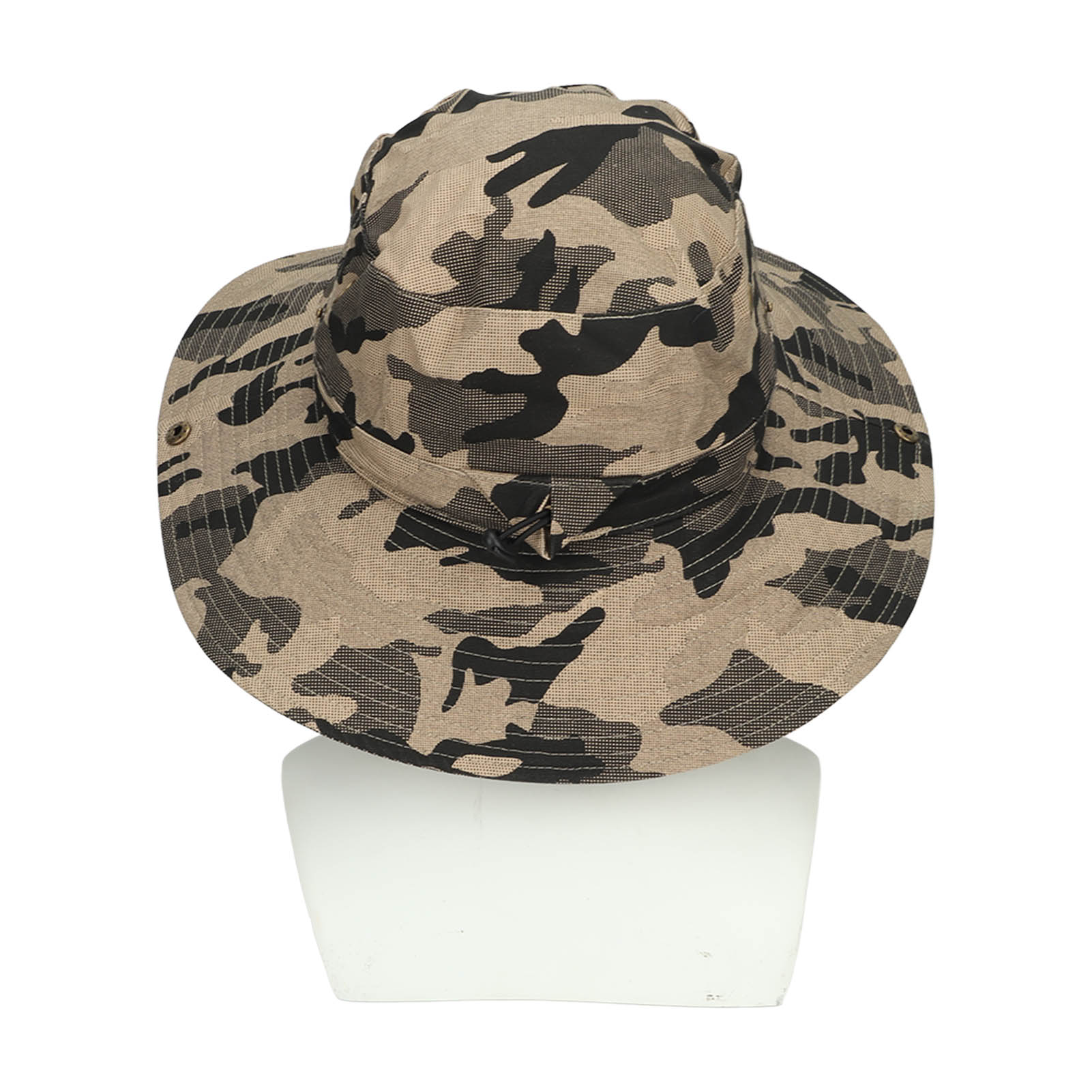 

Рыболовная шляпа UPF50+ с сетчатыми вставками, регулируемым ремешком, широкими полями, цвета хаки и камуфляжа, солнцезащитная шляпа для пеших прогулок на открытом воздухе