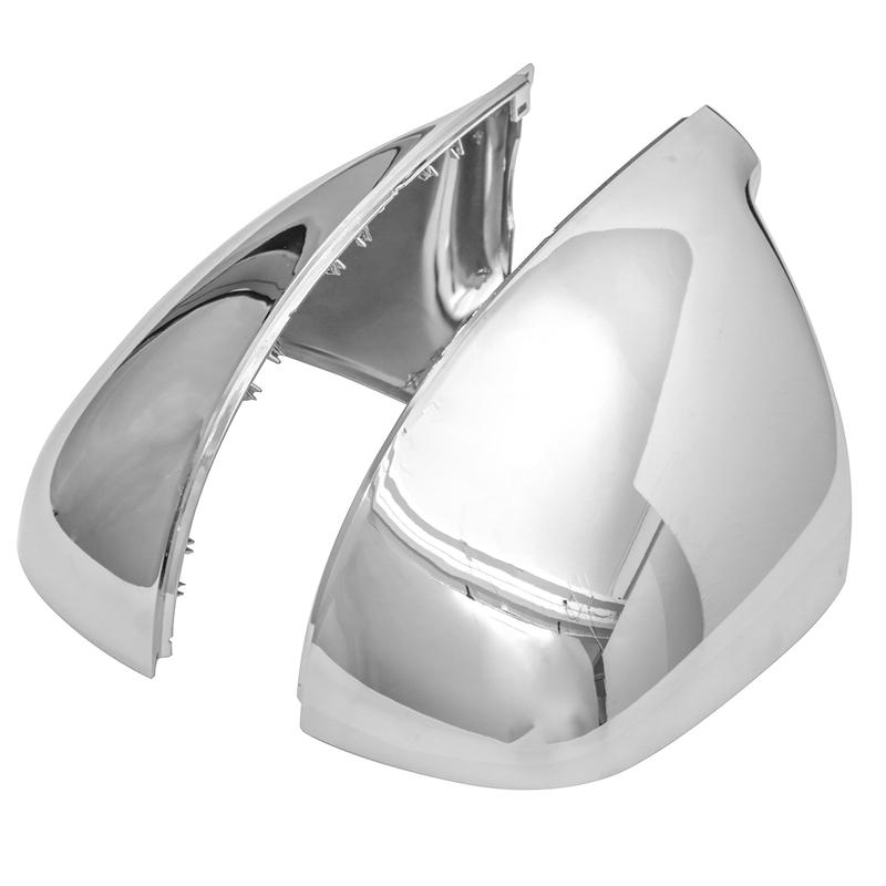 Pair Car Side Wing Rearview Mirror Cover Cap For Volkswagen Transporter T5 2010-15 T5.1 T6 16-19 Rear View Mirror Cap Cover Trim