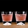Fuji Fuji Glass Sakura Fuji Rock Glass Pair Set Set of 2 Edo Glass Fuji [Mt. Glass] [Tajima Glass] Mt. TG16-015-RS Mt. Mt.