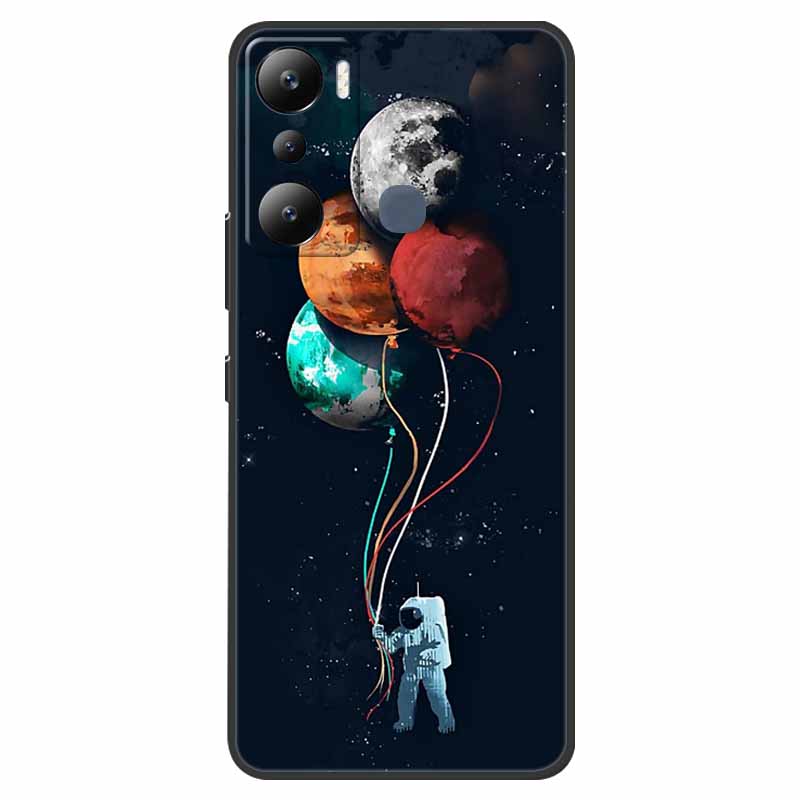 For Infinix Hot 20i Case Hot12i X665C Shockproof Soft Silicone TPU Back Cover For Infinix Hot 20i 20 I X665E Phone Cases 6.6"